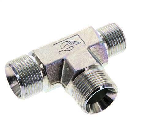Racor en T G1/2'' x G3/4'' Macho Acero 325bar (4566.25psi)