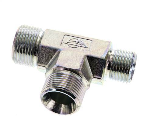 Racor en T G1/2'' x G3/4'' Macho Acero 325bar (4566.25psi)