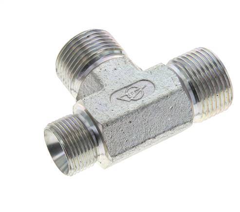 Racor en T G3/4'' x G1'' Macho Acero 225bar (3161,25psi)