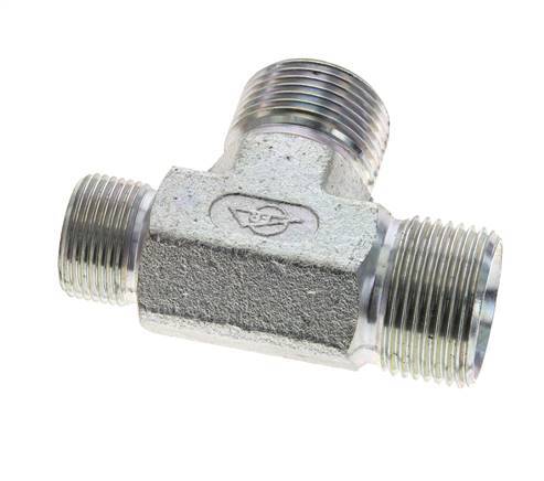 Racor en T G3/4'' x G1'' Macho Acero 225bar (3161,25psi)