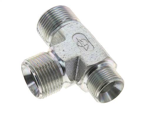 Racor en T G3/4'' x G1'' Macho Acero 225bar (3161,25psi)
