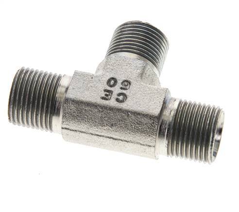 Racor en T G3/8'' Acero Macho 325bar (4566.25psi)
