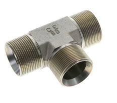 Tee Fitting G1 1/2'' Male Steel 190bar (2669.5psi)