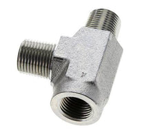 Tee Fitting 1/2'' NPT Female x Male Steel 210bar (2950.5psi)
