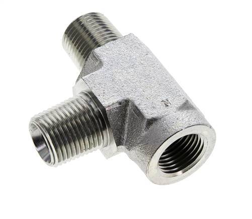 Tee Fitting 1/2'' NPT Female x Male Steel 210bar (2950.5psi)