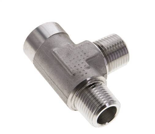 Tee Fitting 1/2'' NPT Female x Male Stainless steel 210bar (2950.5psi)