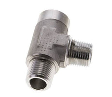 Tee Fitting 1/2'' NPT Female x Male Stainless steel 210bar (2950.5psi)