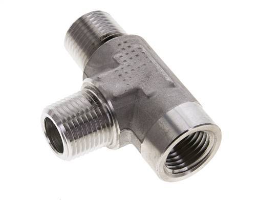 Tee Fitting 1/2'' NPT Female x Male Stainless steel 210bar (2950.5psi)