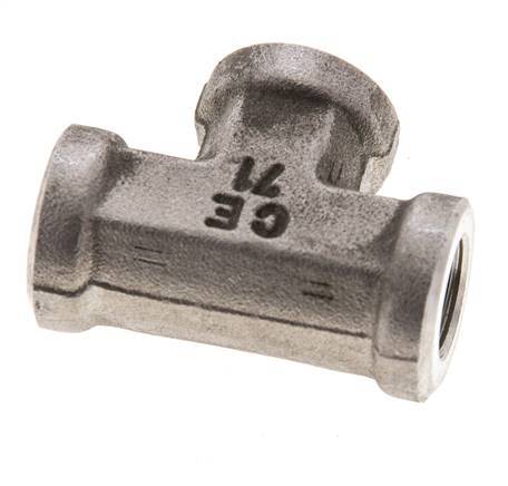 Racor en T 1/8'' NPT Hembra Acero inoxidable Alta presión 345bar (4847.25psi)