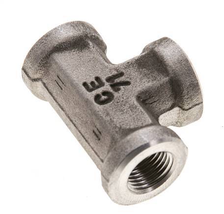 Racor en T 1/8'' NPT Hembra Acero inoxidable Alta presión 345bar (4847.25psi)