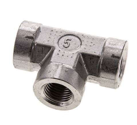 Racor en T 1/4'' NPT Hembra Acero inoxidable Alta presión 275bar (3863.75psi)