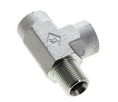 Tee Fitting 1/2'' NPT Male x Female Steel 210bar (2950.5psi)