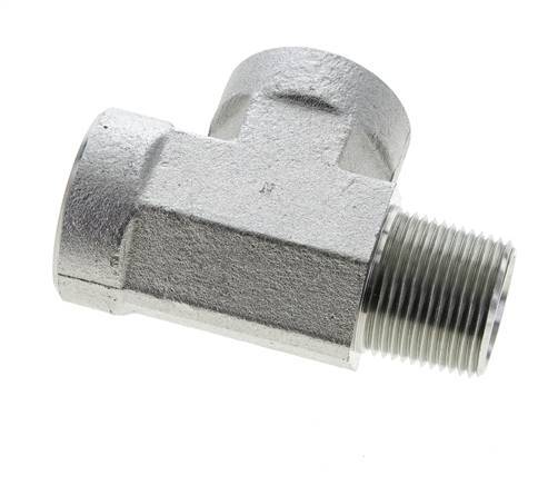 Tee Fitting 1'' NPT Male x Female Steel 140bar (1967.0psi)