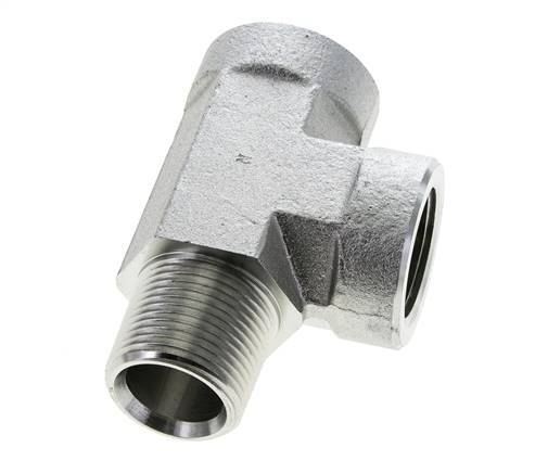 Tee Fitting 1'' NPT Male x Female Steel 140bar (1967.0psi)