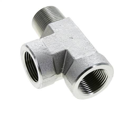 Tee Fitting 1'' NPT Male x Female Steel 140bar (1967.0psi)