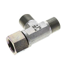 Tee Fitting G1/2'' Male x Female Steel Hydraulic 350bar (4917.5psi)