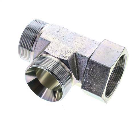 Tee Fitting G2'' Male x Female Steel Hydraulic 175bar (2458.75psi)