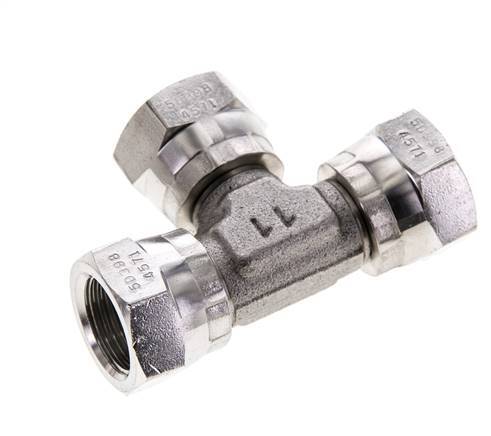 Tee Fitting G3/8'' Female Stainless steel Hydraulic 400bar (5620.0psi)