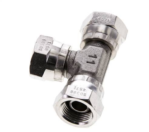 Tee Fitting G3/8'' Female Stainless steel Hydraulic 400bar (5620.0psi)
