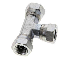 Tee Fitting G1/4'' Female Steel Hydraulic 400bar (5620.0psi)