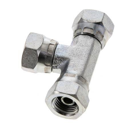 Tee Fitting G1/4'' Female Steel Hydraulic 400bar (5620.0psi)