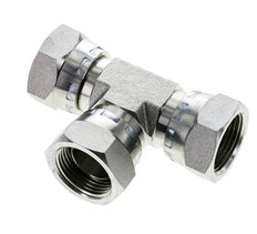 Tee Fitting G1'' Female Steel Hydraulic 150bar (2107.5psi)