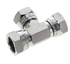 Tee Fitting G1'' Female Steel Hydraulic 150bar (2107.5psi)