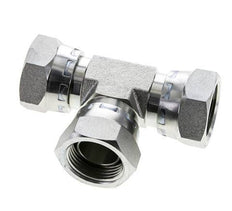 Tee Fitting G1'' Female Steel Hydraulic 150bar (2107.5psi)