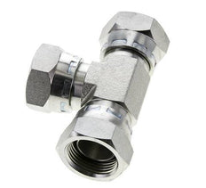 Tee Fitting G1'' Female Steel Hydraulic 150bar (2107.5psi)