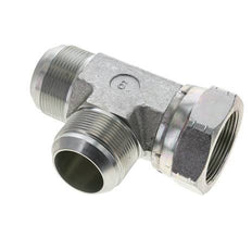 JIC Tee Fitting UN 1-7/8''-12 Female x Male Steel 170bar (2388.5psi)