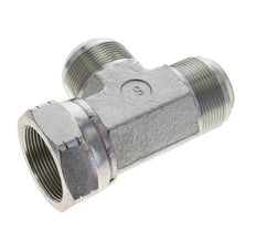 JIC Tee Fitting UN 1-7/8''-12 Female x Male Steel 170bar (2388.5psi)