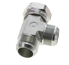 JIC Tee Fitting UN 1-7/8''-12 Female x Male Steel 170bar (2388.5psi)