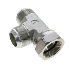 JIC Tee Fitting UN 1-7/8''-12 Female x Male Steel 170bar (2388.5psi)