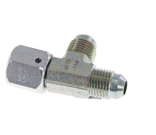 Racor en T JIC UNF 1/2''-20 Hembra x Macho Acero 350bar (4917.5psi)