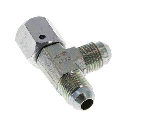 Racor en T JIC UNF 1/2''-20 Hembra x Macho Acero 350bar (4917.5psi)