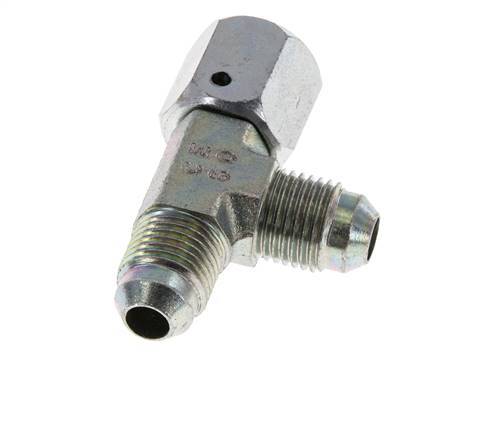 Racor en T JIC UNF 1/2''-20 Hembra x Macho Acero 350bar (4917.5psi)