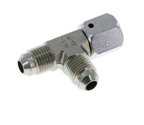Racor en T JIC UNF 1/2''-20 Hembra x Macho Acero 350bar (4917.5psi)