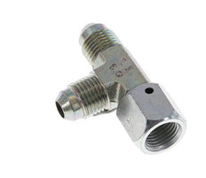 Racor en T JIC UNF 1/2''-20 Hembra x Macho Acero 350bar (4917.5psi)