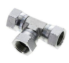 JIC Tee Fitting UNF 7/8''-14 Female Steel 210bar (2950.5psi)