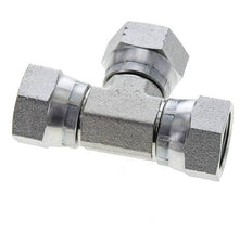 JIC Tee Fitting UNF 7/8''-14 Female Steel 210bar (2950.5psi)