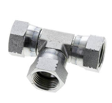 JIC Tee Fitting UNF 7/8''-14 Female Steel 210bar (2950.5psi)