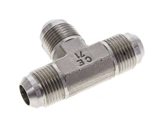 JIC Tee Fitting UNF 7/8''-14 Male Stainless steel 210bar (2950.5psi)