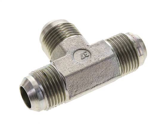 JIC Tee Fitting UN 1-1/16''-12 Male Steel 210bar (2950.5psi)