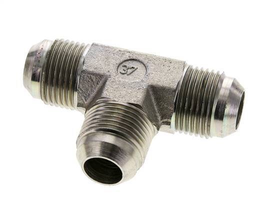 JIC Tee Fitting UN 1-1/16''-12 Male Steel 210bar (2950.5psi)