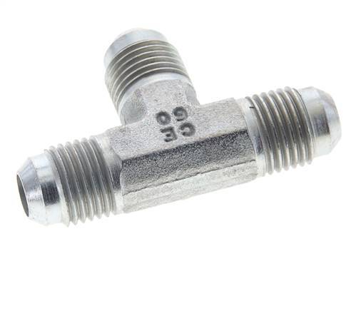 JIC Tee Fitting UNF 9/16''-18 Male Steel 275bar (3863.75psi)