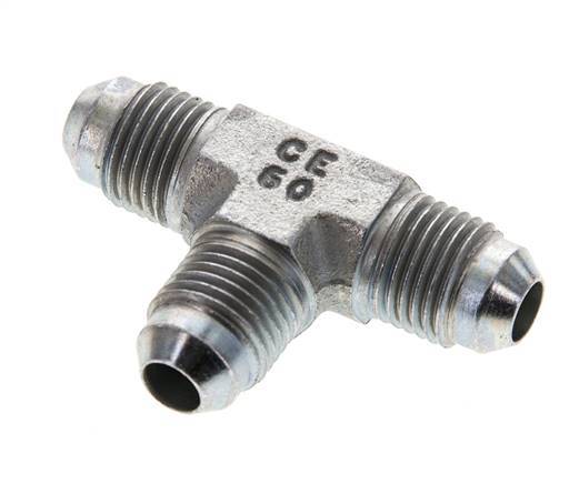 JIC Tee Fitting UNF 1/2''-20 Male Steel 275bar (3863.75psi)