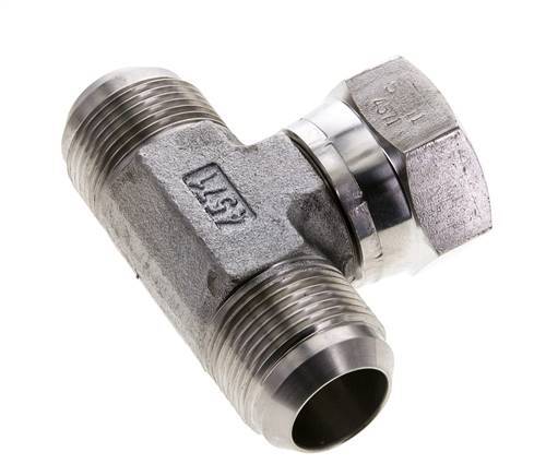 Racor en T JIC UN 1-5/16''-12 Macho x Hembra Acero inoxidable 250bar (3512.5psi)