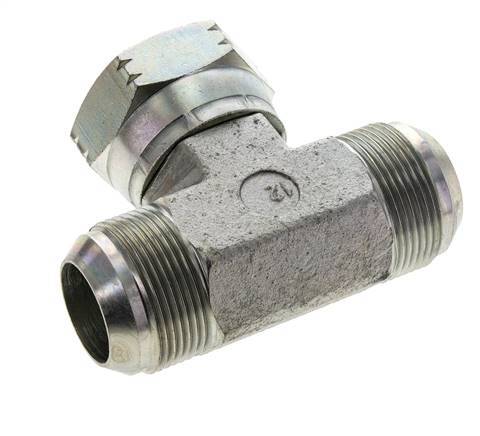 Racor en T JIC UN 1-5/8''-12 Macho x Hembra Acero 210bar (2950.5psi)