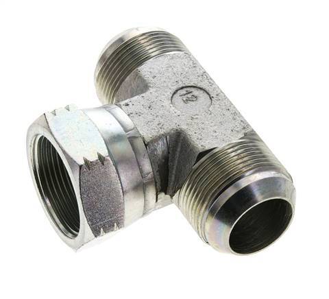 Racor en T JIC UN 1-5/8''-12 Macho x Hembra Acero 210bar (2950.5psi)