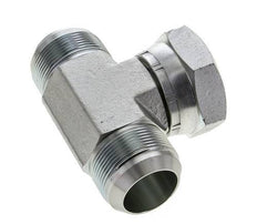JIC Tee Fitting UN 1-7/8''-12 Male x Female Steel 170bar (2388.5psi)